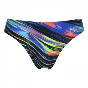 Speedo Echo Swimming Briefs Mens - Black/Multi