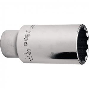 Draper Expert 1/2" Drive Diesel Injector Socket 1/2" 28mm