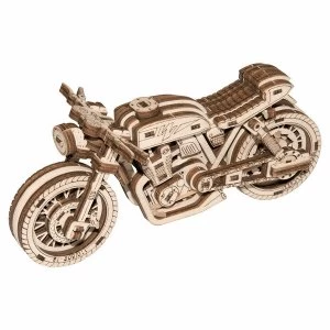 Caf&eacute; Racer Wooden City 3D Wooden Model Kit