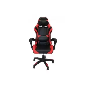 Out & Out Original Out & Out Speedy Gaming Chair Faux Leather with Lumbar Support - Red