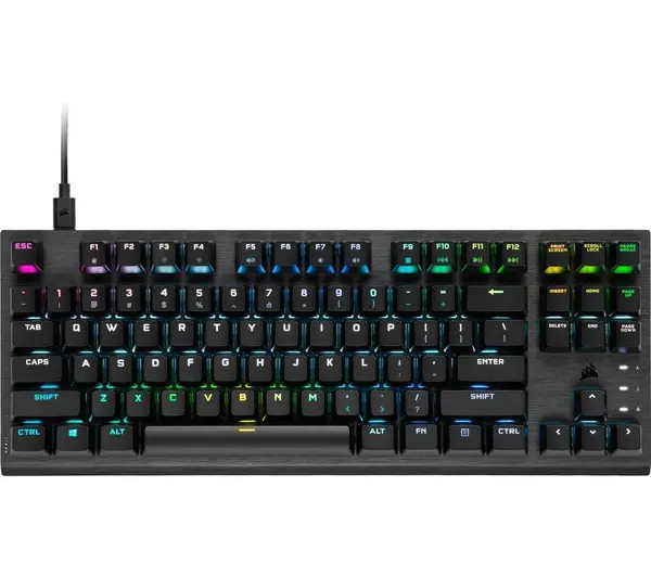 CORSAIR K60 RGB PRO TKL Mechanical Gaming Keyboard - Black 840006660699