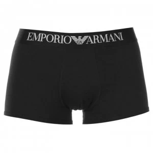 Emporio Armani Logo Boxer Shorts Black Size L Men