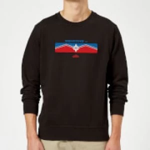 Captain Marvel Sending Sweatshirt - Black - 5XL