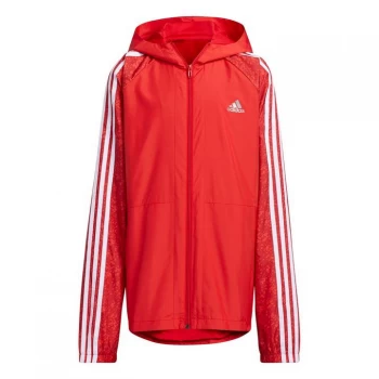 adidas Track Suit Woven Track Top male - Scarlet / Reflective Silver