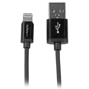 StarTech USB to Lightning Cable - Apple MFi Certified - 1m (3 ft.) - Black