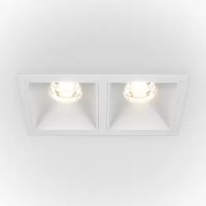 Maytoni Alfa LED Twin Dimmable Recessed Downlight White, 1100lm, 4000K