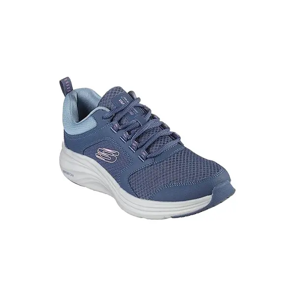 Skechers Vapor Foam Mesh Lace-up Trainers - Slate, Grey, Size 5, Women