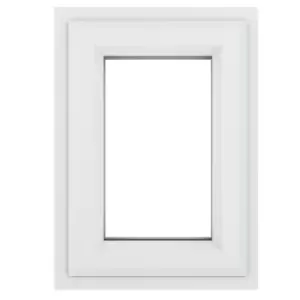 Crystal uPVC Window A Rated Top Opener 440mm x 610mm Clear Glazing - White