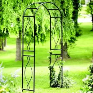 Panacea Curve Metal Garden Arch 7'5 x 32