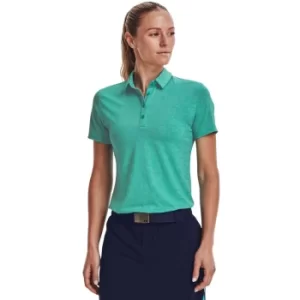 Under Armour Womens Zinger Short Sleeve Polo Neptune Green M