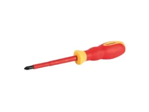 Silverline 511076 VDE Soft-Grip Electricians Screwdriver Pozidriv