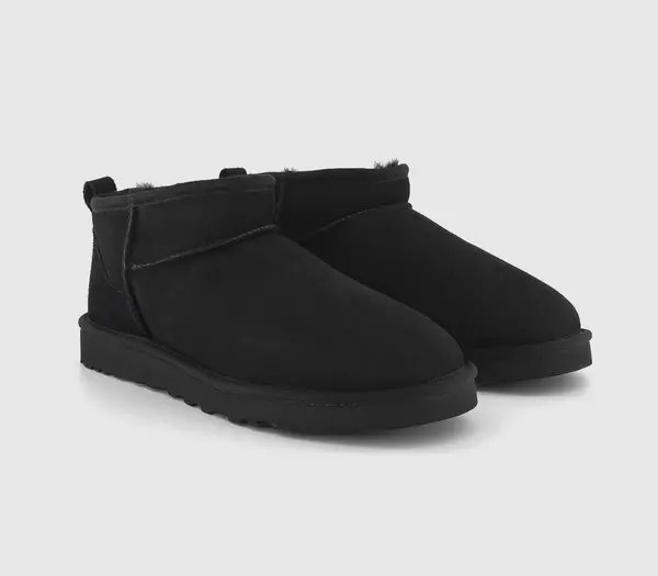 UGG Mens Classic Ultra Mini M Black, 10