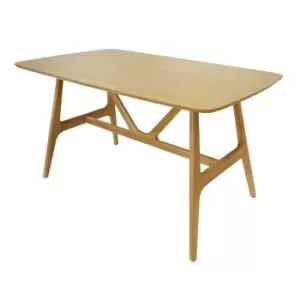 Goran Wood Veneer 4 Seater Dining Table