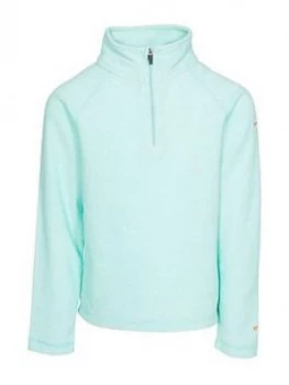 Trespass Girls Meadow 1/2 Zip Fleece - Turquoise