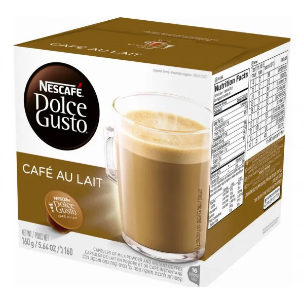 Nescafe Dolce Gusto Cafe au Lait Coffee Pack of 48 Pods