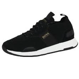 Hugo Boss Titanium Runner Trainers Black Size 7 Men