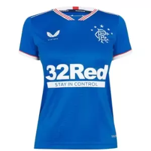 Castore Rangers Football Club Home Shirt 2020/21 Womens - Blue