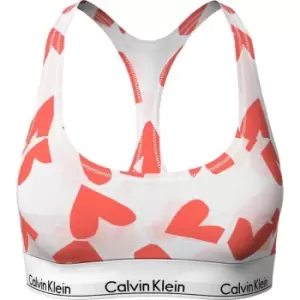 Calvin Klein Modern Cotton Logo Bralette - Red