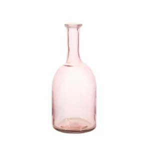 Tanvi Recycled Glass Bud Vase Pale Pink