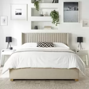 CL Soho Twill Superking Ottoman Bedframe - Natural