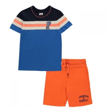 Farah T Shirt and Short Set Kids - High Risk Red