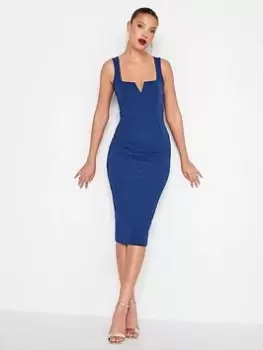 Long Tall Sally Glitter Bodycon Dress - Blue Size 20, Women