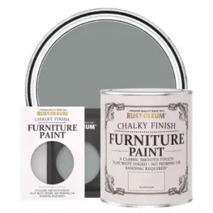 Rust-Oleum Chalky Furniture Paint - SLATE - 750ml