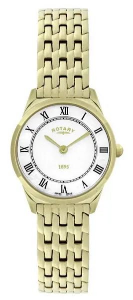 Rotary Watch Ladies Ultra Slim D - White RTY-119