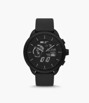 Fossil Unisex Gen 6 Wellness Edition Hybrid Smartwatch Black Silicone