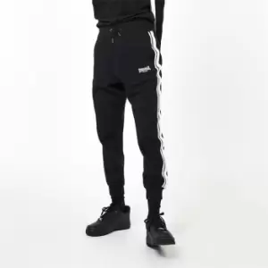 Lonsdale Cuffed Jogger - Black