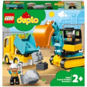 LEGO DUPLO Town: Truck and Tracked Excavator (10931)