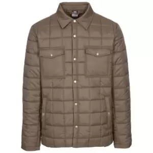 Trespass Mens Hullford Padded Jacket (XS) (Dark Khaki)