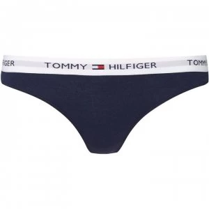 Tommy Bodywear Iconic cotton thong - Navy