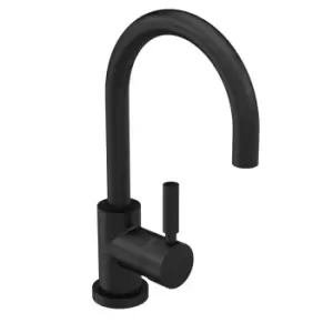 Hudson Reed Tec Single Lever Mono Basin Mixer - Matt Black