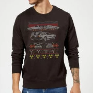 Back To The Future Back In Time for Christmas Sweatshirt - Black - XL