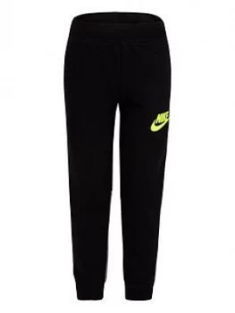 Nike Younger Boys Logo Graphic Joggers - Black, Size 4-5 Years