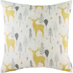 Evans Lichfield Hulder Deer Cushion Cover (One Size) (Natural) - Natural