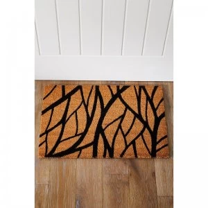 Astley Leaf Printed Coir Mat