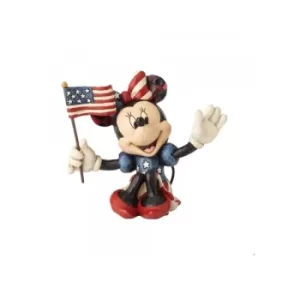 Minnie Patriotic Mini Figurine