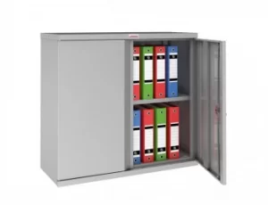 SCL Series SCL0891GGE 2 Door 1 Shelf Steel Storage Cupboard in Grey with Electronic Lock