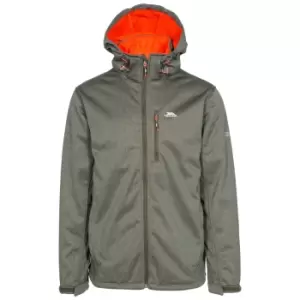 Trespass Mens Maynard TP75 Softshell Jacket (XS) (Olive Marl)