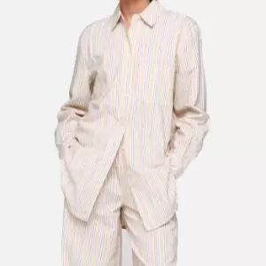 Aligne Faria Striped Organic Cotton-Poplin Shirt - EU 36/UK 8