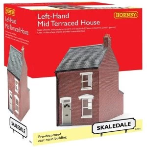 Hornby Left Hand Mid-Terraced House Model