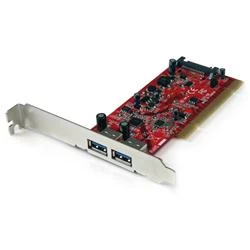 StarTech Dual Port PCI USB 3 Controller Card with SATA Power