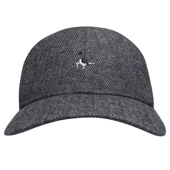 Jack Wills Brigsley Herringbone Wool Cap - Grey