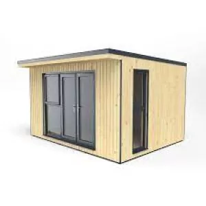 Forest Garden Xtend+ 13x11 Pent Tongue & groove Cabin - Assembly service included