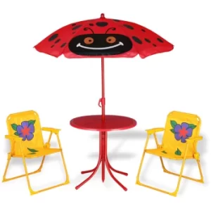 Kids Table and Chairs Set Outdoor Patio Umbrella Set Indoor Outdoor Furniture