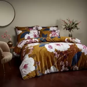 Paoletti - Kyoto Floral 100% Cotton Duvet Cover Set Multi Single - Multicolour