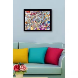 SC1114 Multicolor Decorative Framed MDF Painting