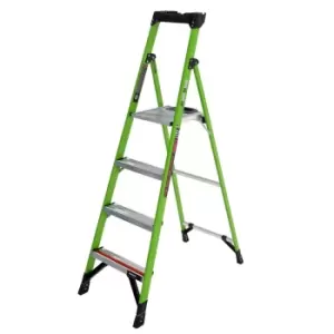 Little Giant 4 Tread Mighty Lite Hi-viz Grp Fibreglass Step Ladder